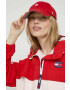 Tommy Jeans Яке в червено с преходна изолация - Pepit.bg