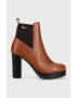 Tommy Jeans Кожени боти челси Essentials High Heel Boot - Pepit.bg