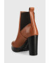 Tommy Jeans Кожени боти челси Essentials High Heel Boot - Pepit.bg
