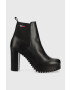 Tommy Jeans Кожени боти челси Essentials High Heel Boot - Pepit.bg