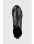 Tommy Jeans Кожени боти челси Long Chelsea Boot в черно с платформа - Pepit.bg