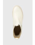 Tommy Jeans Кожени боти челси Long Chelsea Boot в бежово с платформа - Pepit.bg