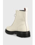 Tommy Jeans Кожени боти Zip Boot в бяло с платформа - Pepit.bg