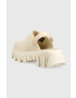 Tommy Jeans Кожени чехли CHUNKY MULE LEATHER в бежово с платформа EN0EN02180 - Pepit.bg