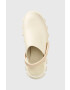 Tommy Jeans Кожени чехли CHUNKY MULE LEATHER в бежово с платформа EN0EN02180 - Pepit.bg