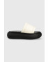 Tommy Jeans Кожени чехли VOLUME SANDAL в бежово с платформа EN0EN02076 - Pepit.bg
