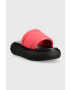 Tommy Jeans Кожени чехли VOLUME SANDAL в розово с платформа EN0EN02076 - Pepit.bg