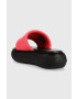 Tommy Jeans Кожени чехли VOLUME SANDAL в розово с платформа EN0EN02076 - Pepit.bg
