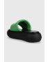 Tommy Jeans Кожени чехли VOLUME SANDAL в зелено с платформа EN0EN02076 - Pepit.bg
