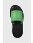 Tommy Jeans Кожени чехли VOLUME SANDAL в зелено с платформа EN0EN02076 - Pepit.bg