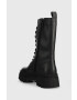 Tommy Jeans Кожени кубинки Fashion Lace Up в черно с платформа - Pepit.bg