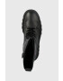 Tommy Jeans Кожени кубинки Fashion Lace Up в черно с платформа - Pepit.bg