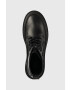 Tommy Jeans Кожени кубинки Lace Up Boot в черно с платформа - Pepit.bg