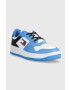 Tommy Jeans Кожени маратонки BASKET LEATHER в синьо EM0EM01162 - Pepit.bg