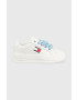 Tommy Jeans Кожени маратонки CITY FLATFORM в бяло EN0EN02117 - Pepit.bg