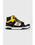 Tommy Jeans Кожени маратонки Em0em01108 Mid Cut Droid в жълто - Pepit.bg