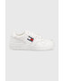 Tommy Jeans Кожени маратонки Etch Basket - Pepit.bg