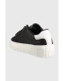 Tommy Jeans Кожени маратонки LEATHER OUTSOLE в черно EM0EM01159 - Pepit.bg