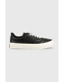 Tommy Jeans Кожени маратонки Leather Soccer Vulc в черно - Pepit.bg