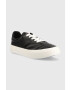 Tommy Jeans Кожени маратонки Leather Soccer Vulc в черно - Pepit.bg