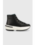 Tommy Jeans Кожени маратонки Min Run Cleat в черно - Pepit.bg