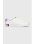 Tommy Jeans Кожени маратонки NOLA PLATFORM в бяло - Pepit.bg