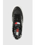 Tommy Jeans Кожени маратонки Virgil Leather Logo Print в черно - Pepit.bg