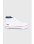 Tommy Jeans Кожени обувки мъжки в бяло - Pepit.bg