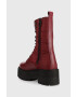 Tommy Jeans Кубинки Flatform Padded Boot в бордо с платформа - Pepit.bg