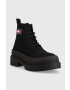 Tommy Jeans Кубинки Foxing Boot в черно с платформа - Pepit.bg