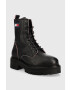 Tommy Jeans Кубинки Urban Piping Boot в черно с платформа - Pepit.bg