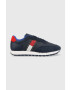 Tommy Jeans Маратонки EM0EM01136 LEATHER RUNNER в тъмносиньо - Pepit.bg