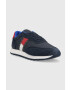Tommy Jeans Маратонки EM0EM01136 LEATHER RUNNER в тъмносиньо - Pepit.bg