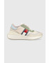 Tommy Jeans Маратонки Fashion Retro Run в бежово - Pepit.bg