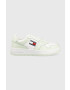 Tommy Jeans Маратонки RETRO BASKET WMN в бяло EN0EN02102 - Pepit.bg