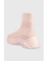 Tommy Jeans Маратонки SOCK BOOT MONOCOLOR в розово - Pepit.bg