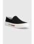 Tommy Jeans Ниски кецове SLIP ON CANVAS COLOR в черно EM0EM01156 - Pepit.bg