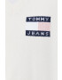 Tommy Jeans Памучен елек в бяло от лека материя - Pepit.bg