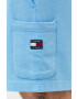 Tommy Jeans Памучен къс панталон в синьо - Pepit.bg