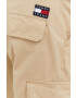 Tommy Jeans Памучен къс панталон в черно - Pepit.bg
