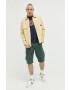 Tommy Jeans Памучен къс панталон в зелено - Pepit.bg