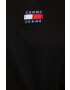 Tommy Jeans Памучен Суичър в черно с апликация - Pepit.bg