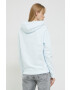 Tommy Jeans Памучен суичър в синьо с качулка с апликация - Pepit.bg