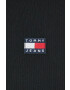 Tommy Jeans Памучен суичър в черно с качулка с апликация - Pepit.bg