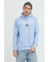 Tommy Jeans Памучен суичър с качулка с апликация - Pepit.bg
