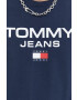 Tommy Jeans Памучен суичър в черно с принт - Pepit.bg