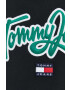Tommy Jeans Памучен суичър в черно с апликация - Pepit.bg