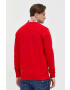 Tommy Jeans Памучен суичър в червено с принт - Pepit.bg