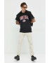 Tommy Jeans Памучен суичър в черно с принт - Pepit.bg
