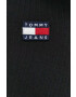 Tommy Jeans Памучен суичър в черно с апликация - Pepit.bg